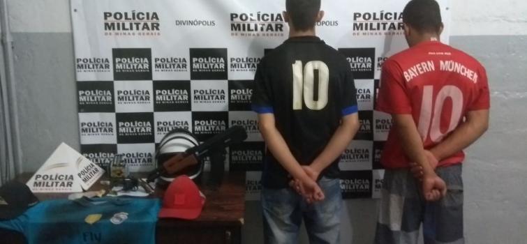 Suspeito de assalto a comércio e comparsa são detidos em Divinópolis