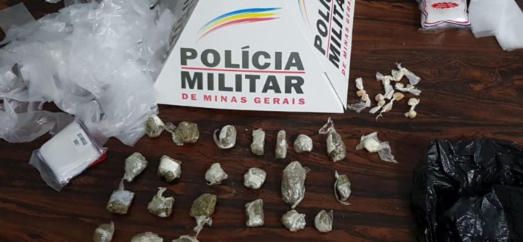 PM prende suspeito de tráfico de drogas em Divinópolis