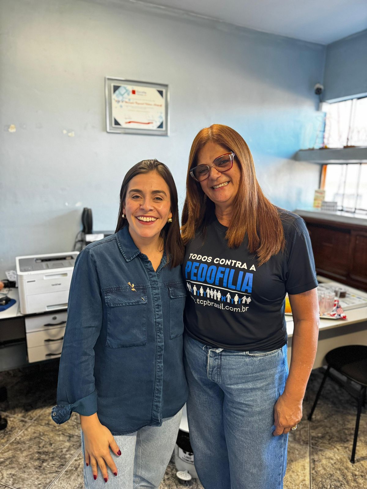 Lohanna visita Helena Antipoff após destinar R$ 107 mil em emenda