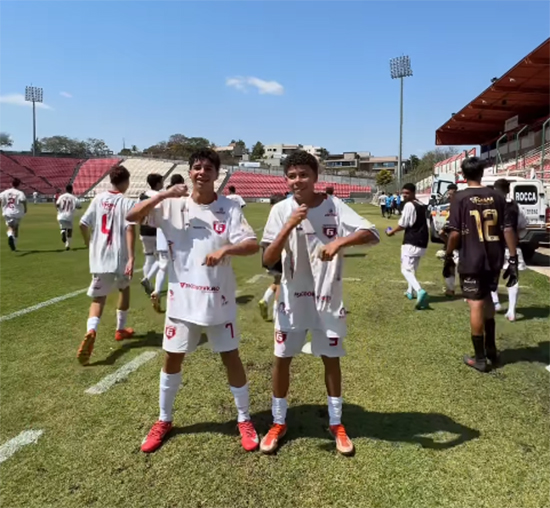 Categoria Sub-14 do Guarani fica no empate em Muriaé