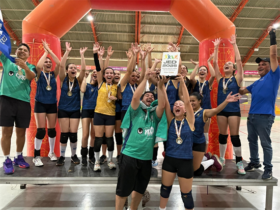 Campeões do voleibol módulo II do Jed foram conhecidos na segunda-feira