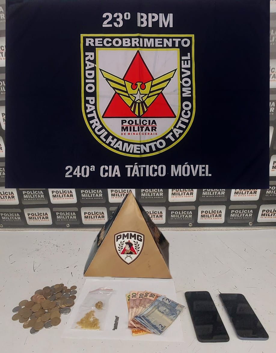 PM prende homem por tráfico de drogas no bairro São João de Deus, em Divinópolis