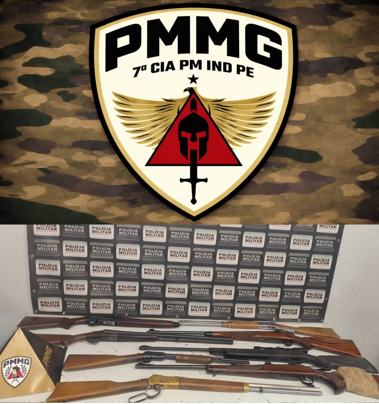 PM apreende arsenal com fuzil e armas de grosso calibre em ocorrência de violência doméstica em Divinópolis